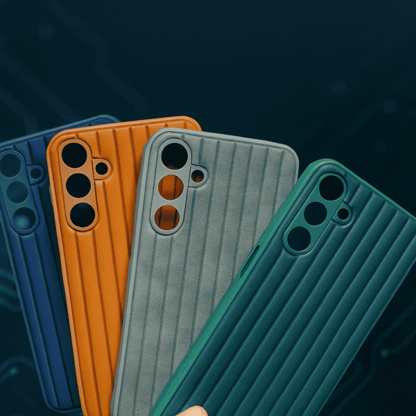 Premium Leather-Textured Mobile Cases